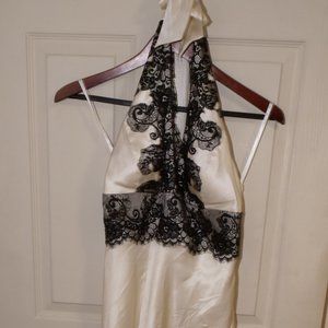 White House | Black Market Halter top formal dress